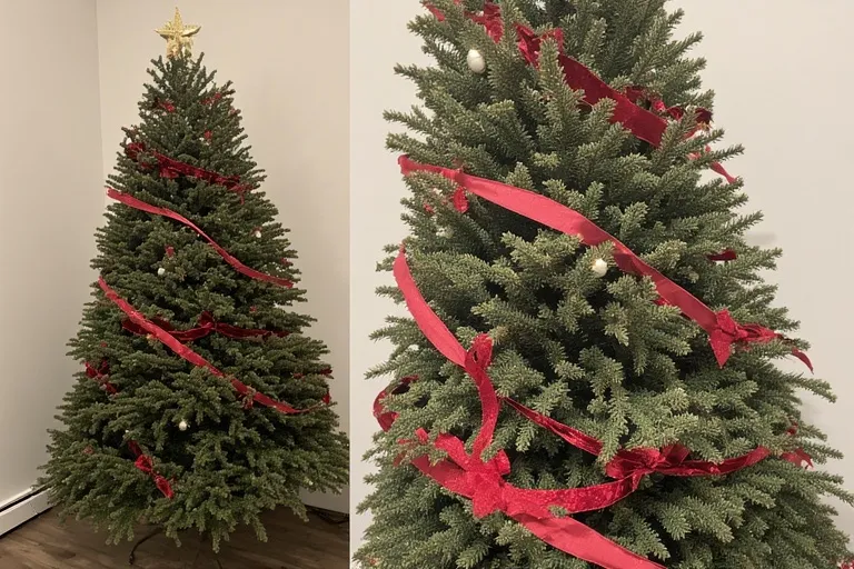 Christmas tree ribbon ideas