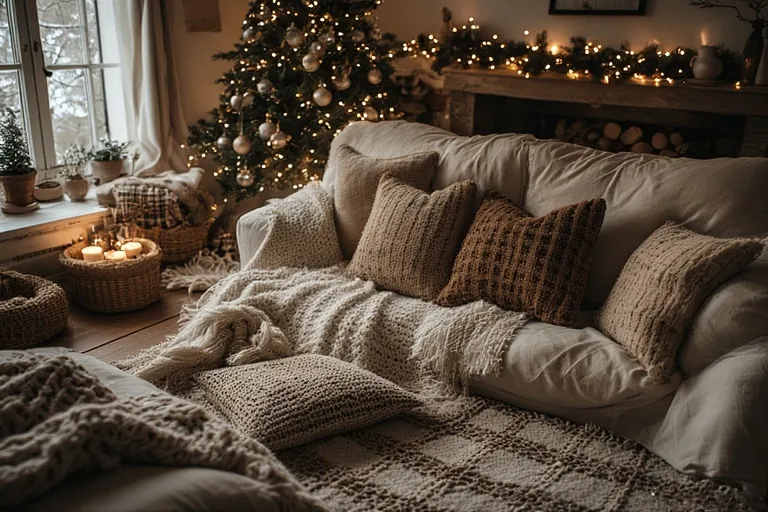 Cozy Textiles Enhance Comfort