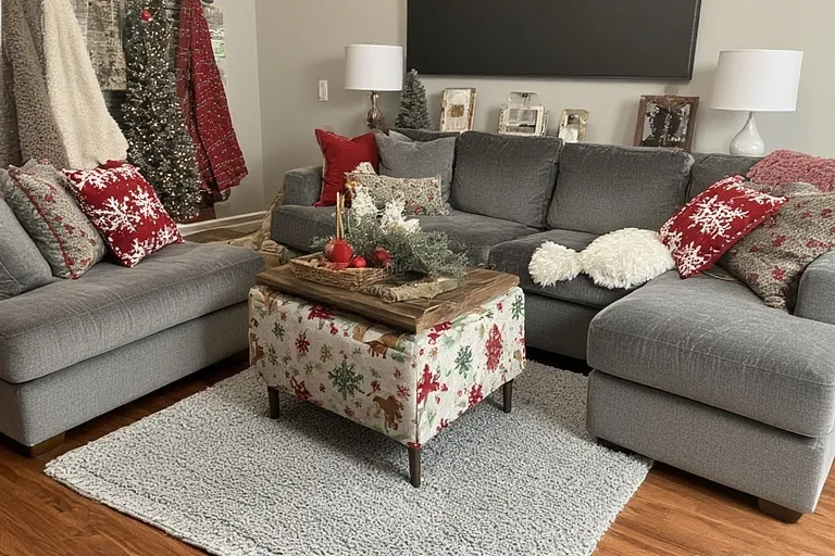 Cozy Textiles and Seasonal Accents