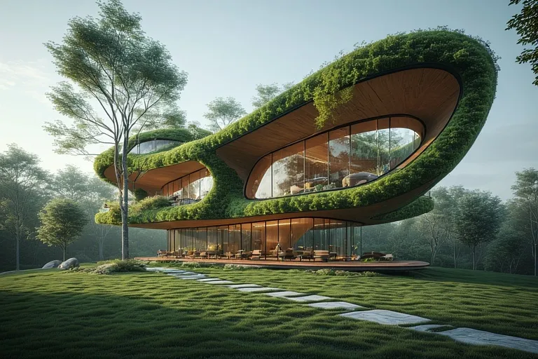 Eco futuristic architecture