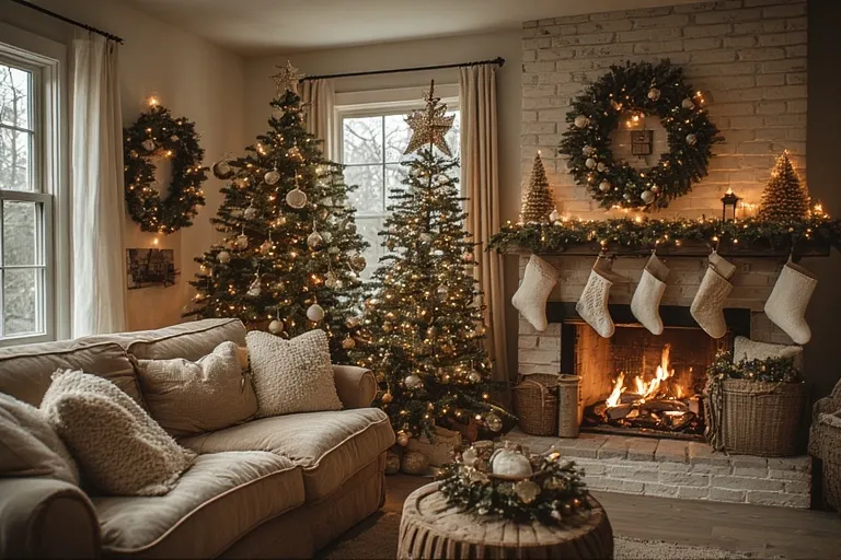 Farmhouse Christmas decorations