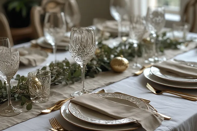 Glassware and Cutlery Placement