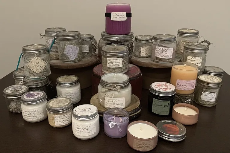 Handmade Candles with Custom Scents