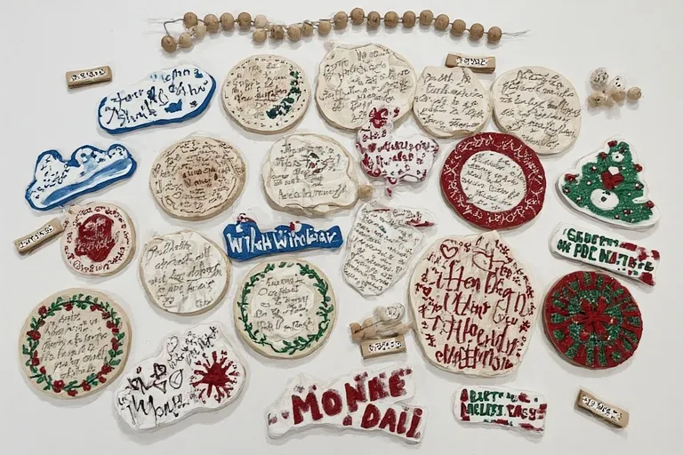 Handmade Ornaments for Trees and Shelves