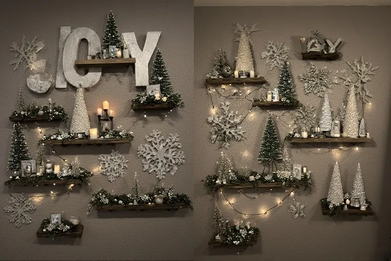 Holiday Wall and Shelf Décor