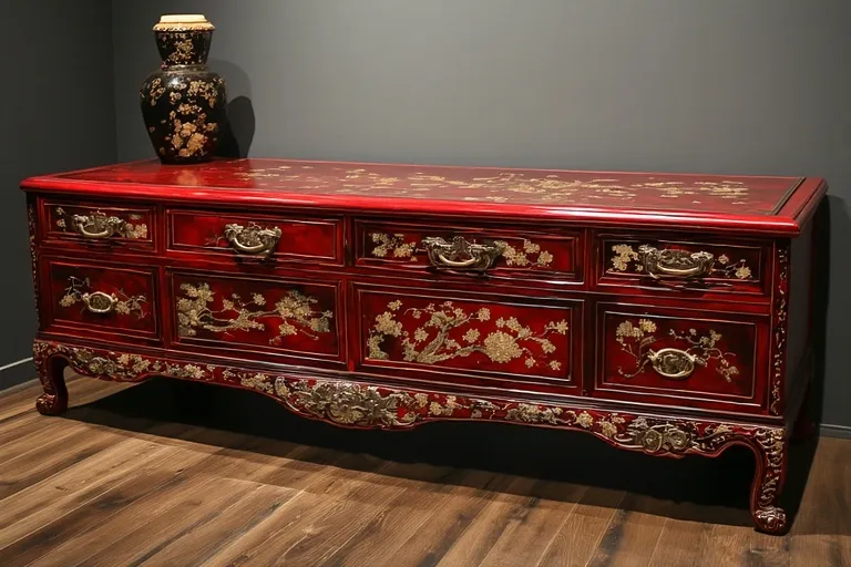 Incorporating Red Lacquer Furniture in Modern Homes