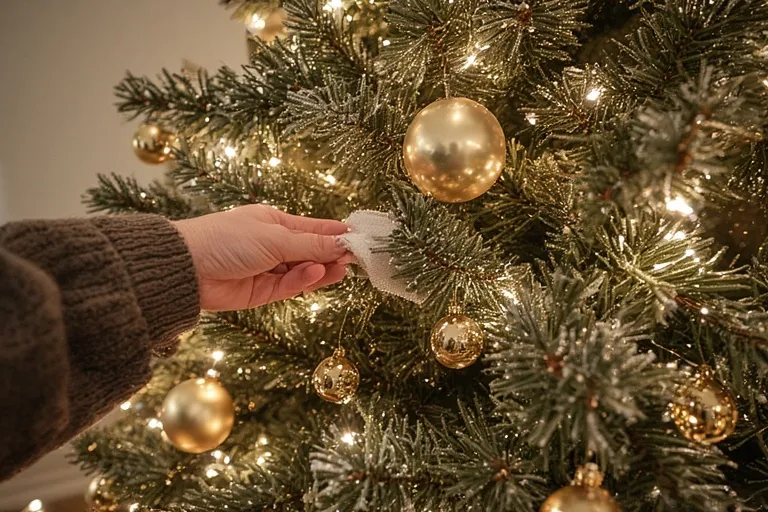 Maintaining Your Gold Christmas Tree Decor