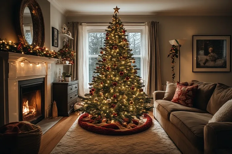 Nature-Inspired Christmas Tree Décor