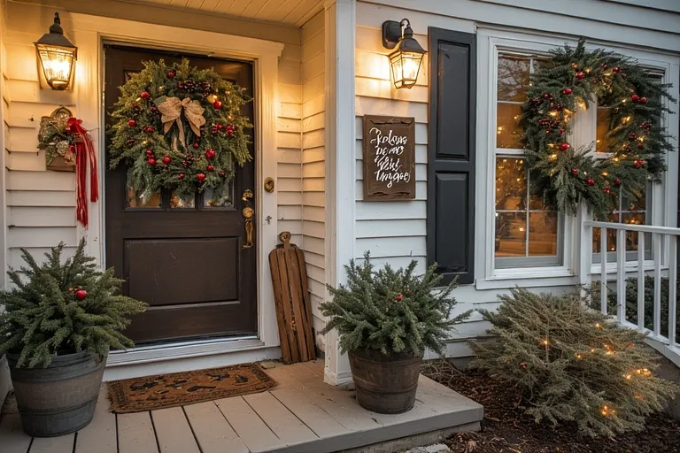 Outdoor Farmhouse Christmas Décor