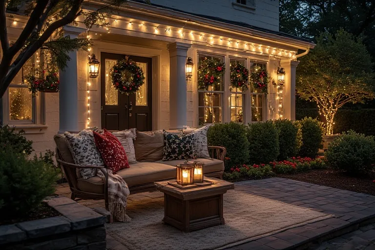 Outdoor Spaces and Festive Curb Appeal