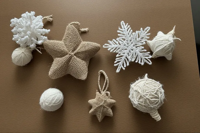 Sustainability in White Christmas Decor
