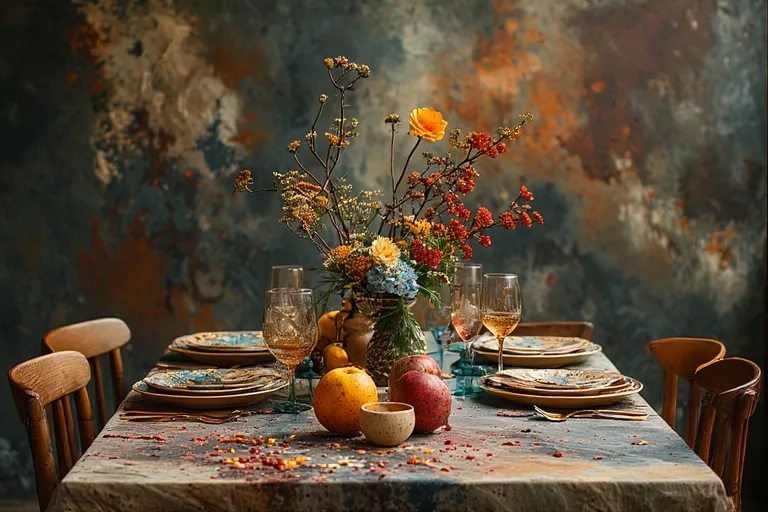 Understanding the Essence of a Surreal Tablescape