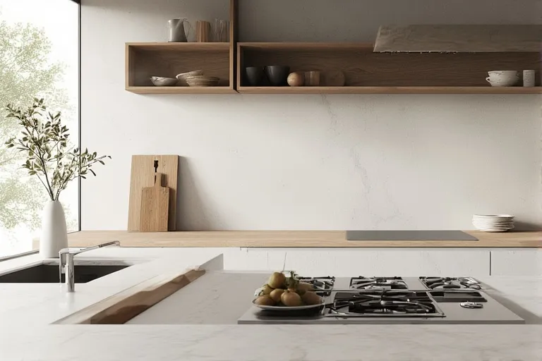 Warm Under-Cabinet Lighting